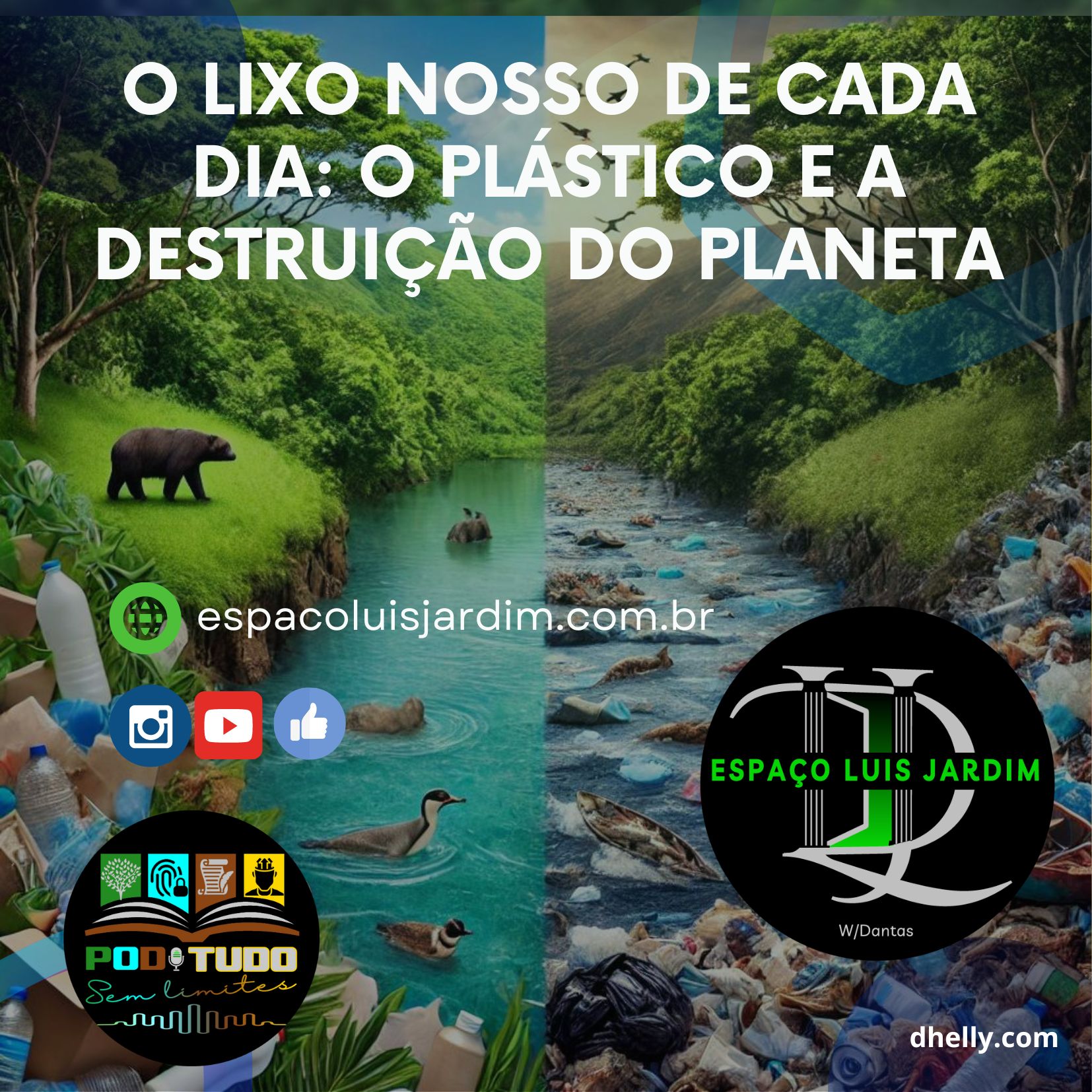 Acúmulo de plásticos em uma praia, representando o impacto ambiental do lixo.